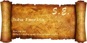 Suha Emerita névjegykártya
